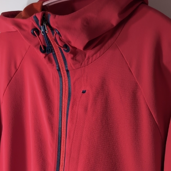 REI | Red Stretchy Hiking Camping Outdoor Active Utility Jacket Shell Size XL - Picture 2 of 11